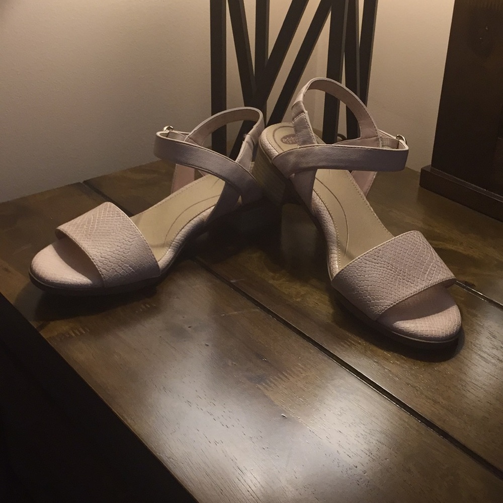 Beige Dr Scholls Sandals